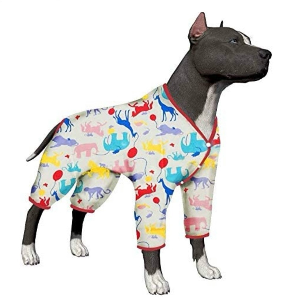 Dog Pajama’s Party Circus Animals M/L Lovinpet PJ  EUC